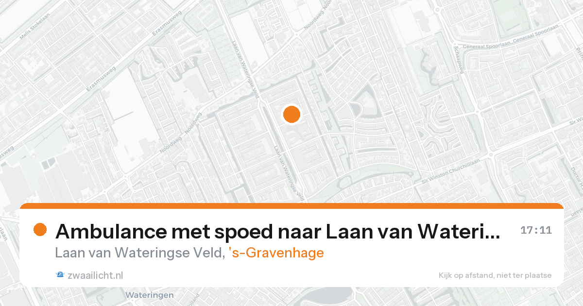Ambulance met spoed naar Laan van Wateringse Veld in 's-Gravenhage — 31 jan 2026