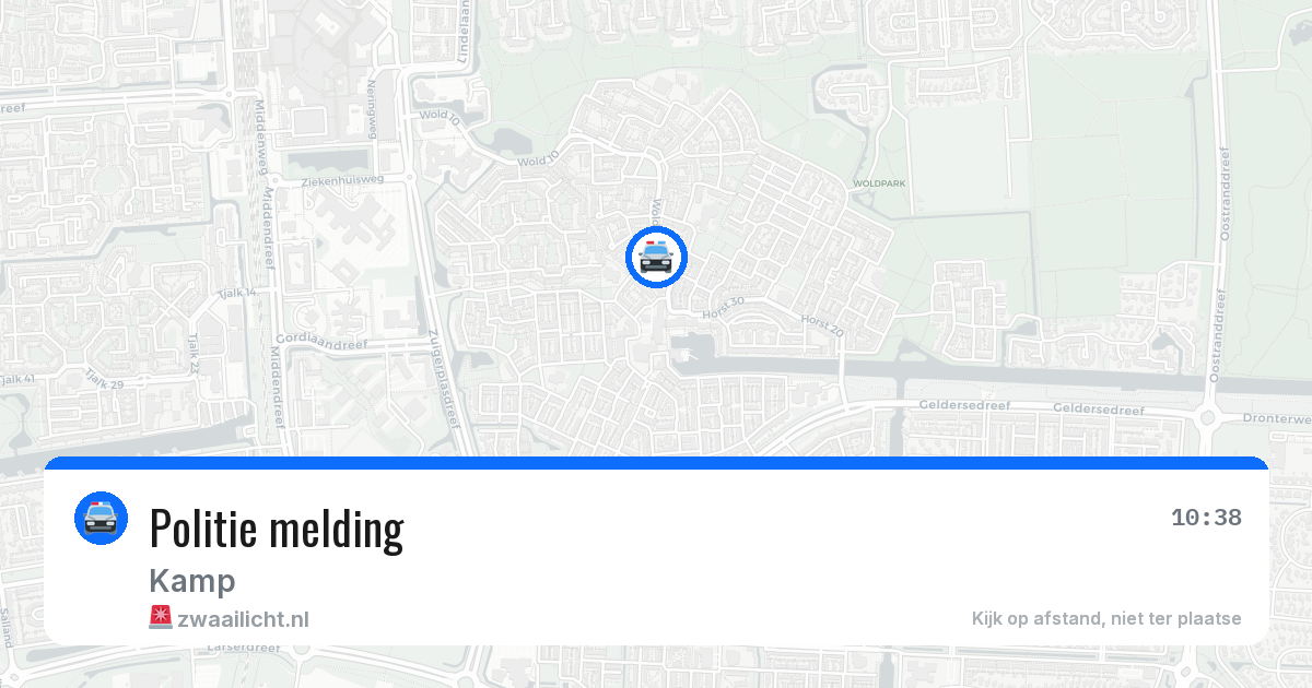 Politie melding — 19 jun 2026