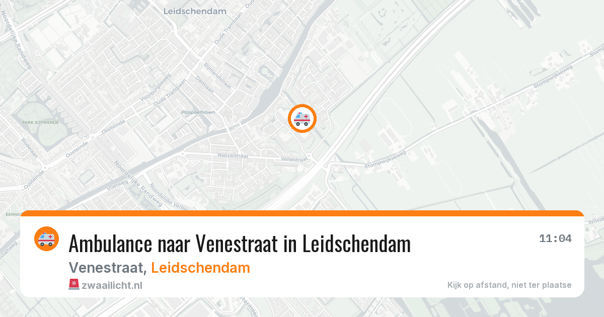 Ambulance naar Venestraat in Leidschendam — 4 mei 2026