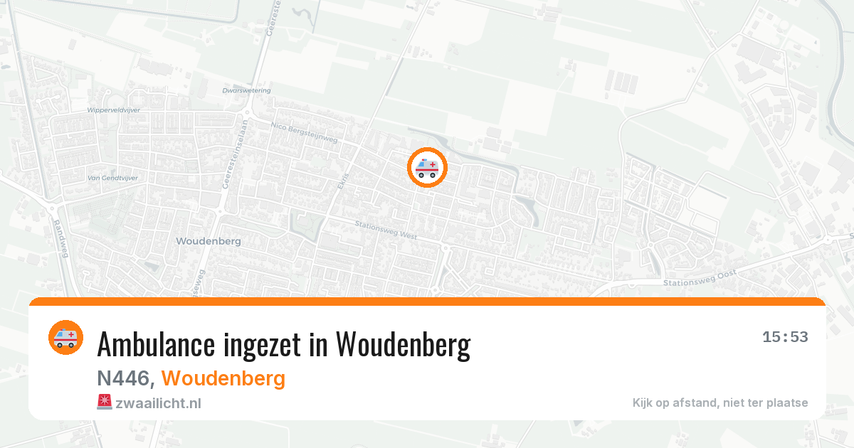Ambulance ingezet in Woudenberg — 12 aug 2026