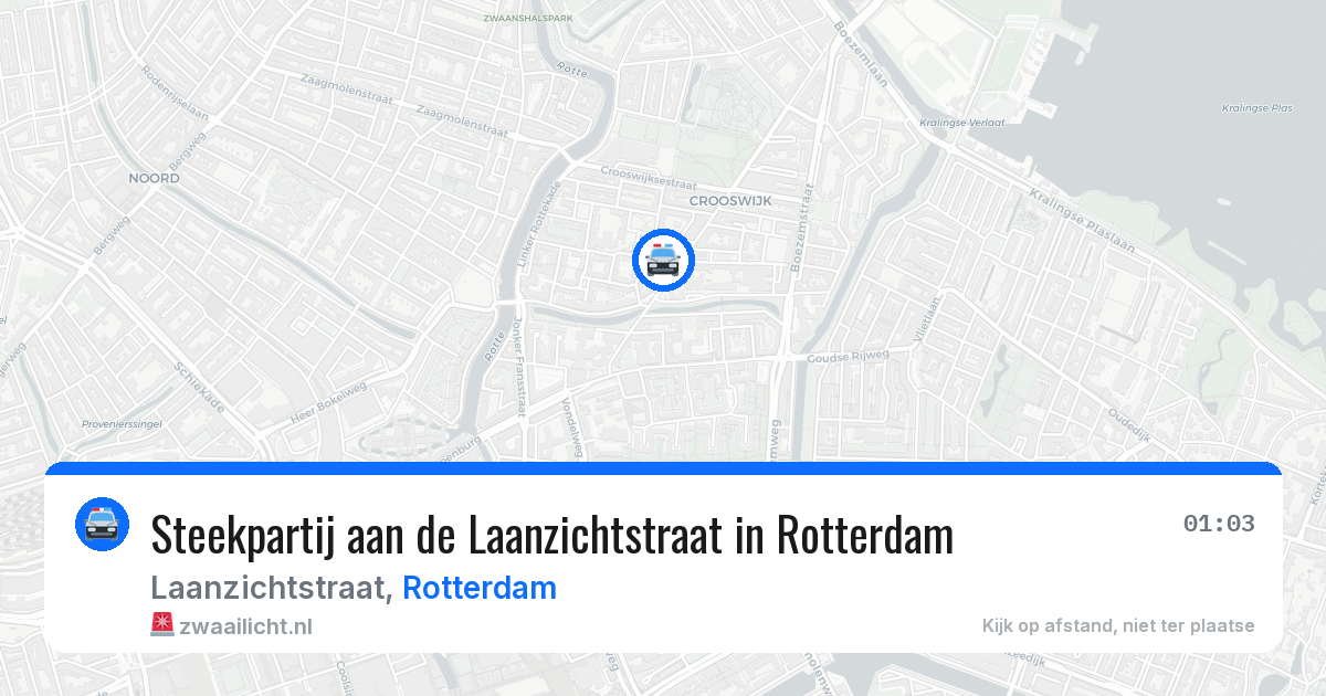 Steekpartij aan de Laanzichtstraat in Rotterdam — 30 mei 2026