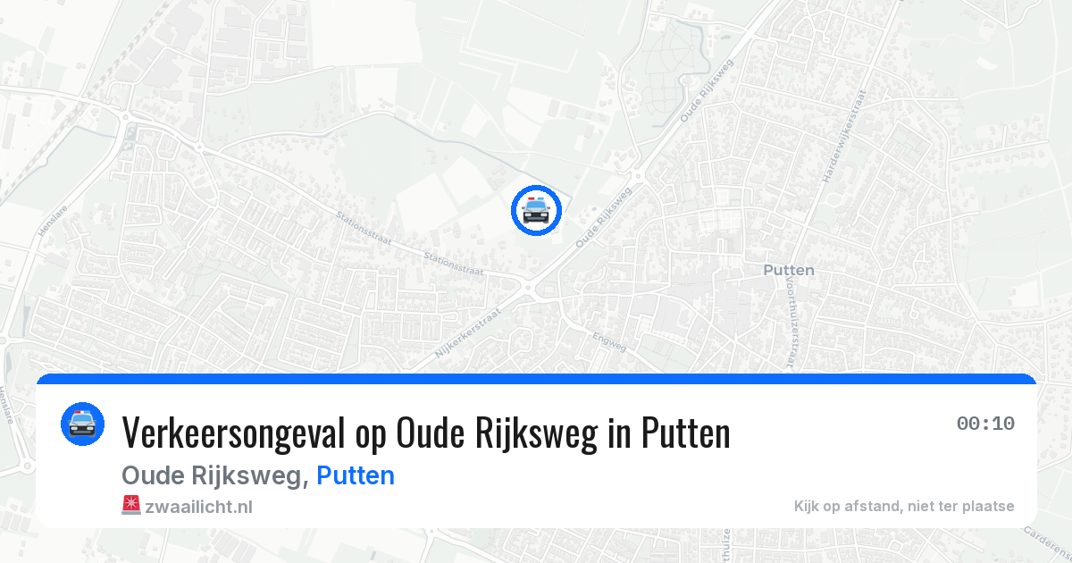 Verkeersongeval op Oude Rijksweg in Putten — 27 jun 2026