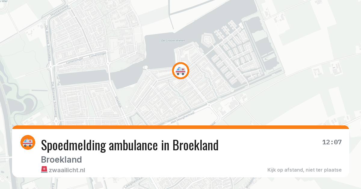 Spoedmelding ambulance in Broekland — 29 jan 2026