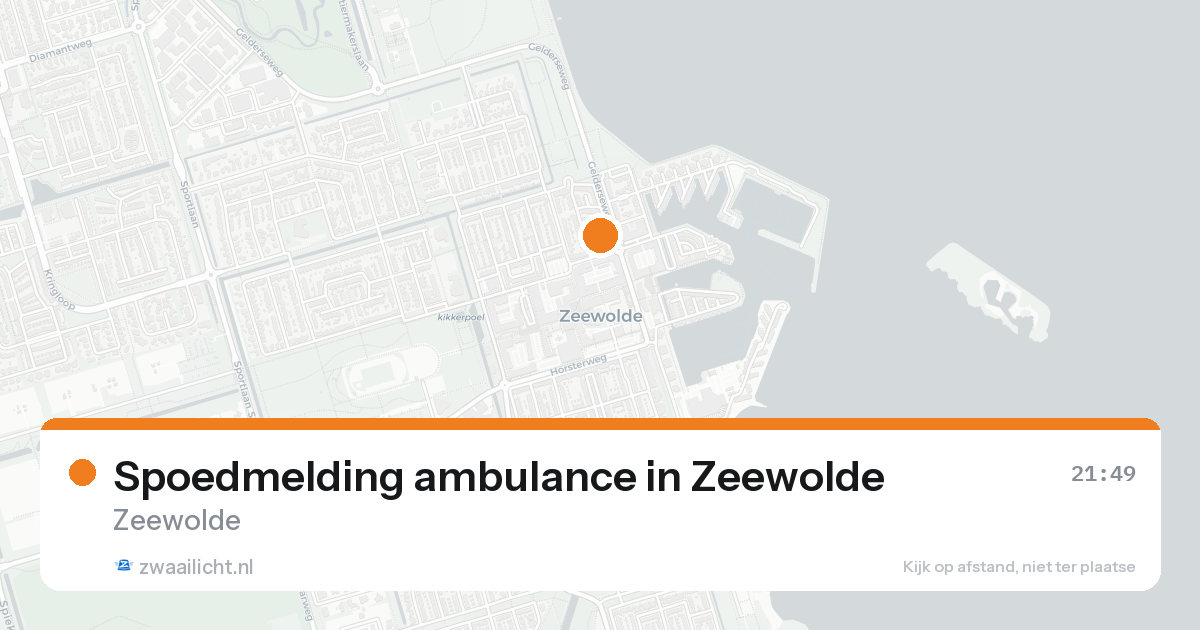 Spoedmelding ambulance in Zeewolde — 7 feb 2026