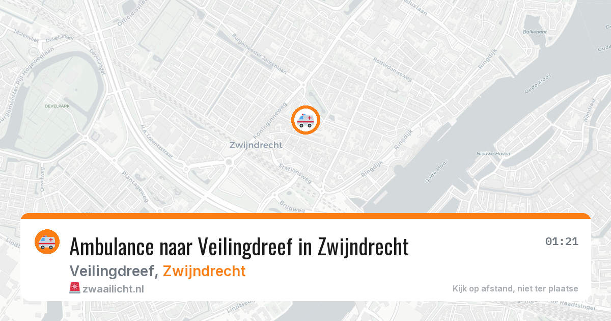 Ambulance naar Veilingdreef in Zwijndrecht — 17 mei 2026
