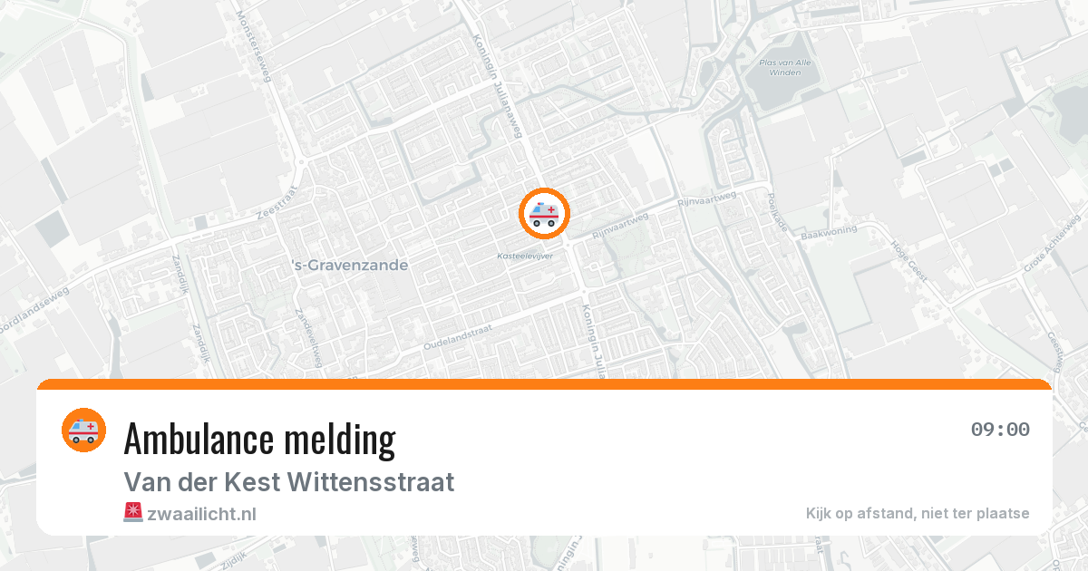 Ambulance melding — 2 aug 2026