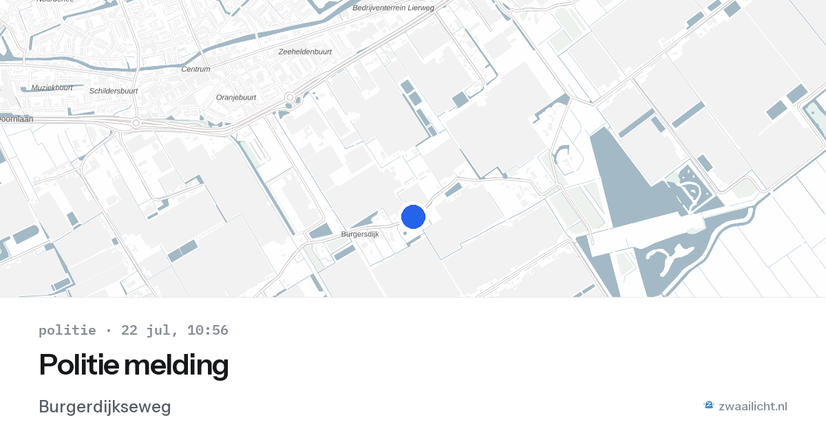 Politie melding — 22 jul 2026