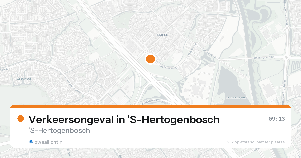 Verkeersongeval in 'S-Hertogenbosch — 17 aug 2026