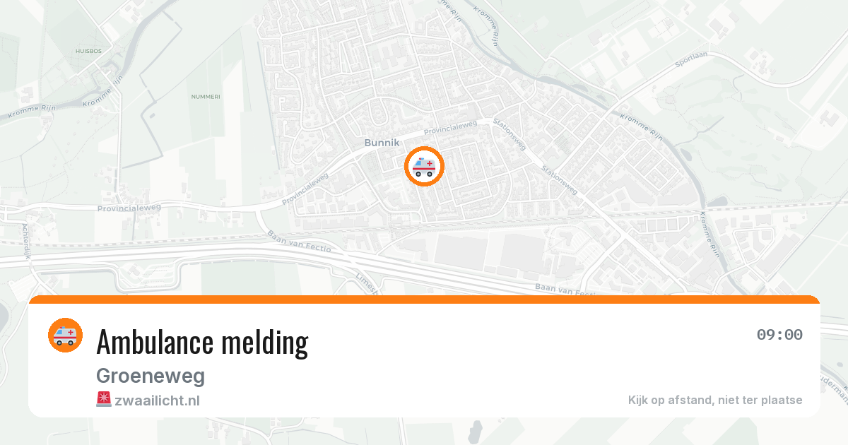 Ambulance melding — 27 apr 2026