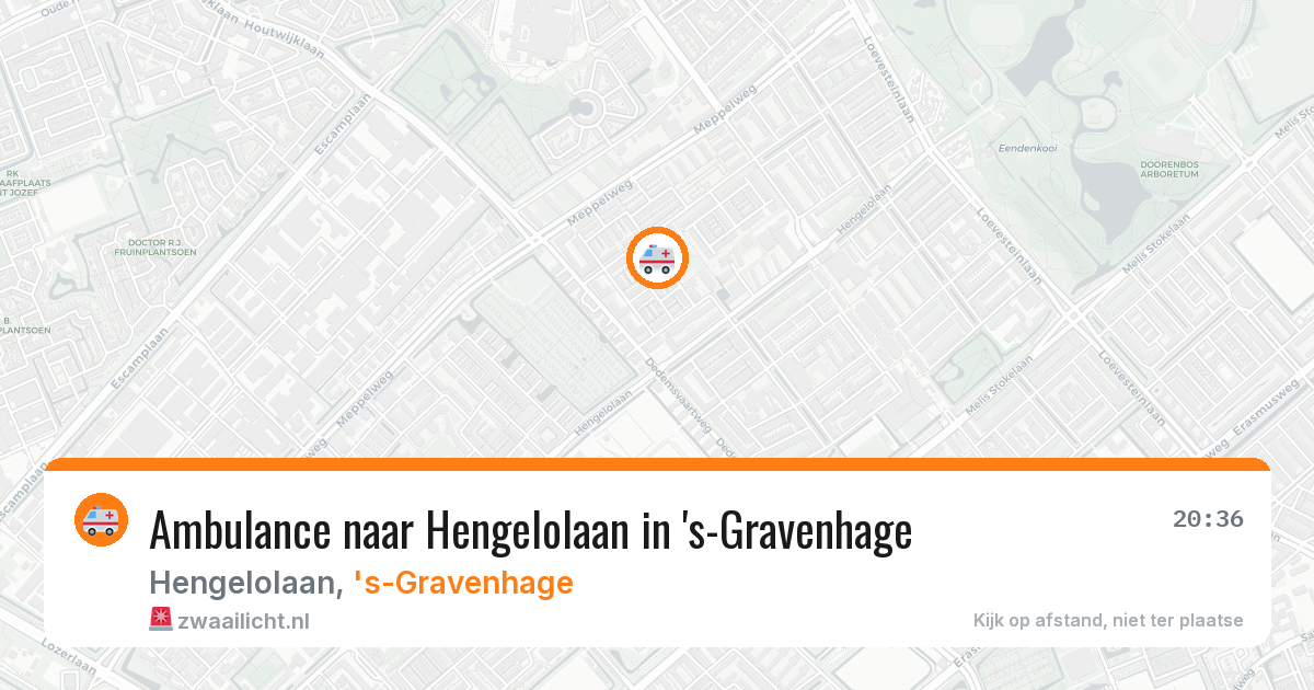 Ambulance naar Hengelolaan in 's-Gravenhage — 8 apr 2026