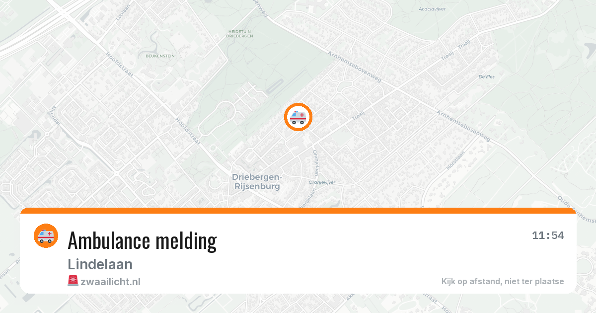 Ambulance melding — 10 feb 2026