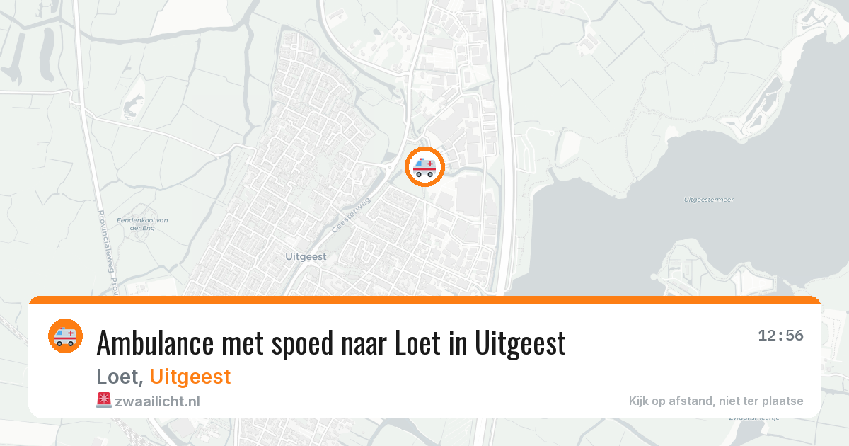 Ambulance met spoed naar Loet in Uitgeest — 8 feb 2026