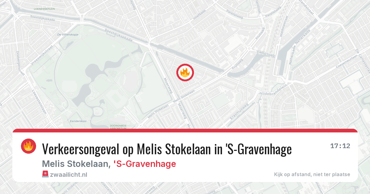 Verkeersongeval op Melis Stokelaan in 'S-Gravenhage — 15 jul 2026