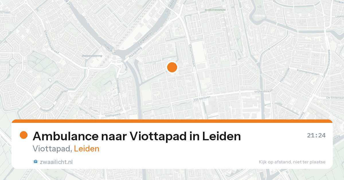 Ambulance naar Viottapad in Leiden — 30 jan 2026