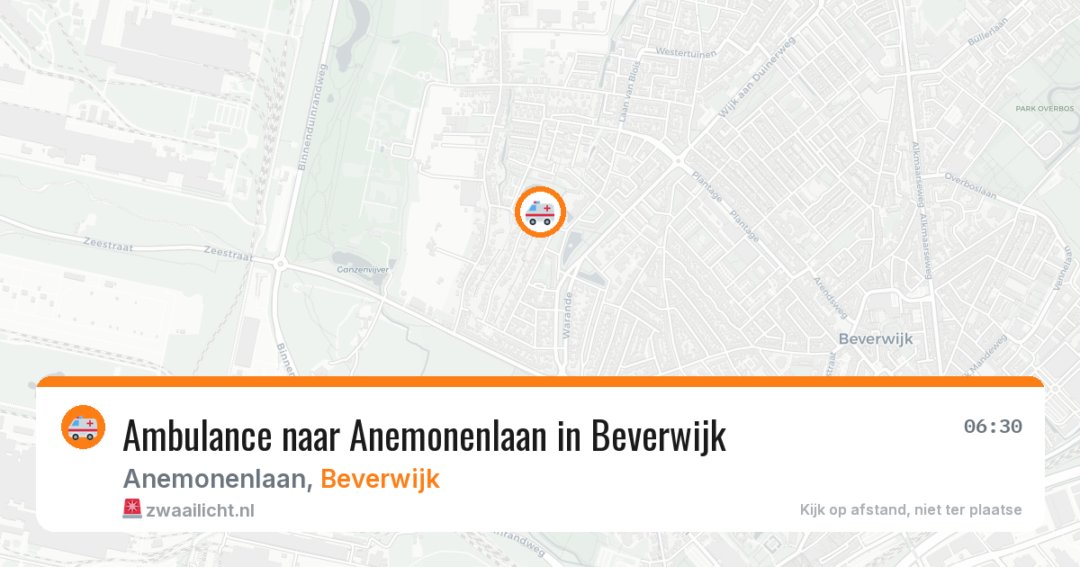 Ambulance naar Anemonenlaan in Beverwijk — 19 mei 2026