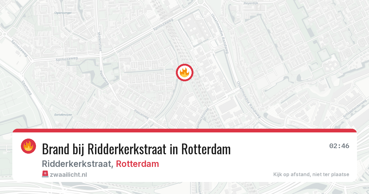 Brand bij Ridderkerkstraat in Rotterdam — 29 jan 2026