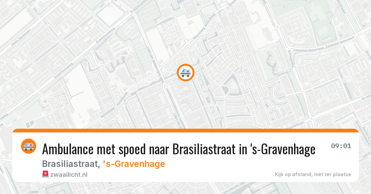 Ambulance met spoed naar Brasiliastraat in 's-Gravenhage — 11 feb 2026