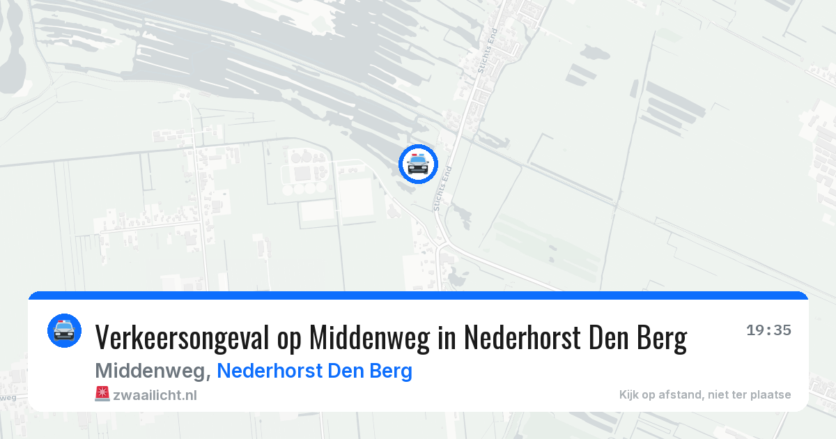 Verkeersongeval op Middenweg in Nederhorst Den Berg — 19 jun 2026