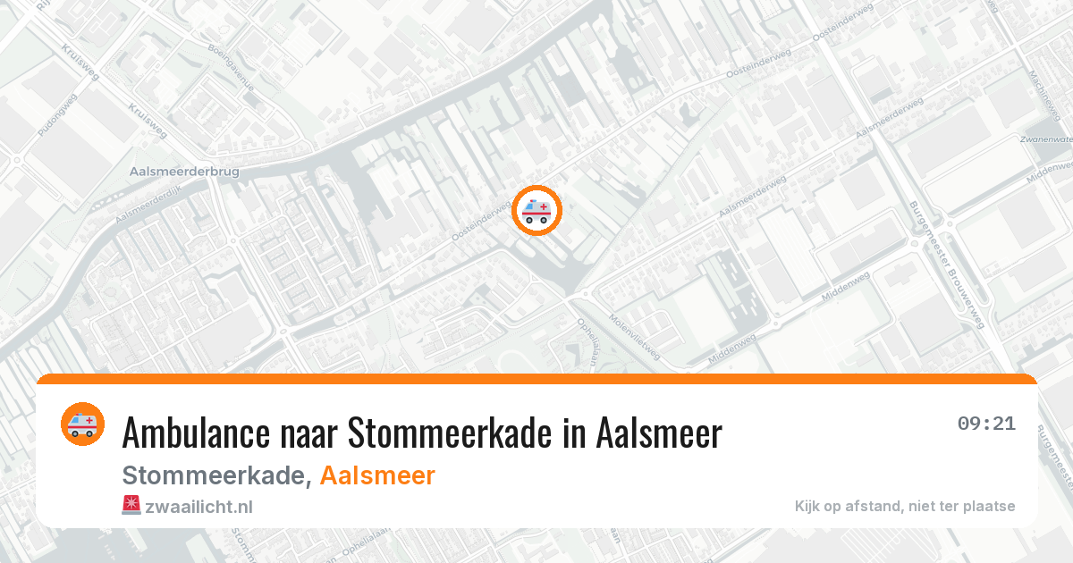 Ambulance naar Stommeerkade in Aalsmeer — 30 jan 2026