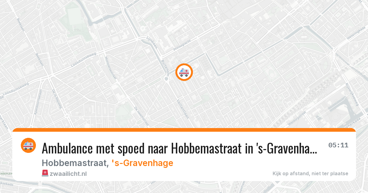 Ambulance met spoed naar Hobbemastraat in 's-Gravenhage — 27 mei 2026