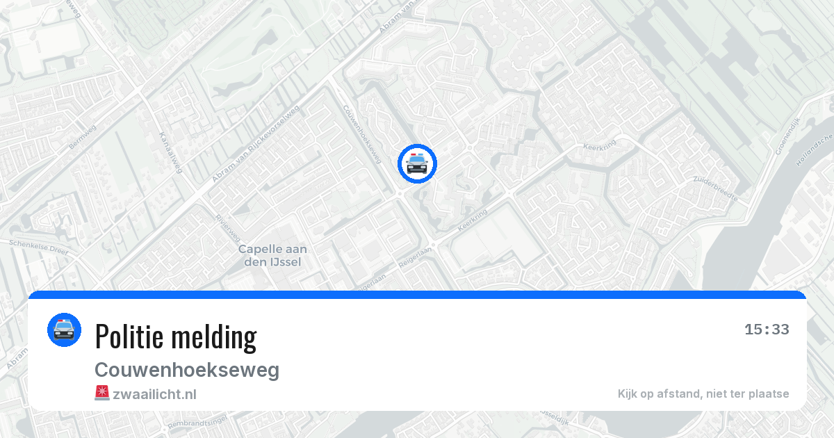 Politie melding — 29 mei 2026