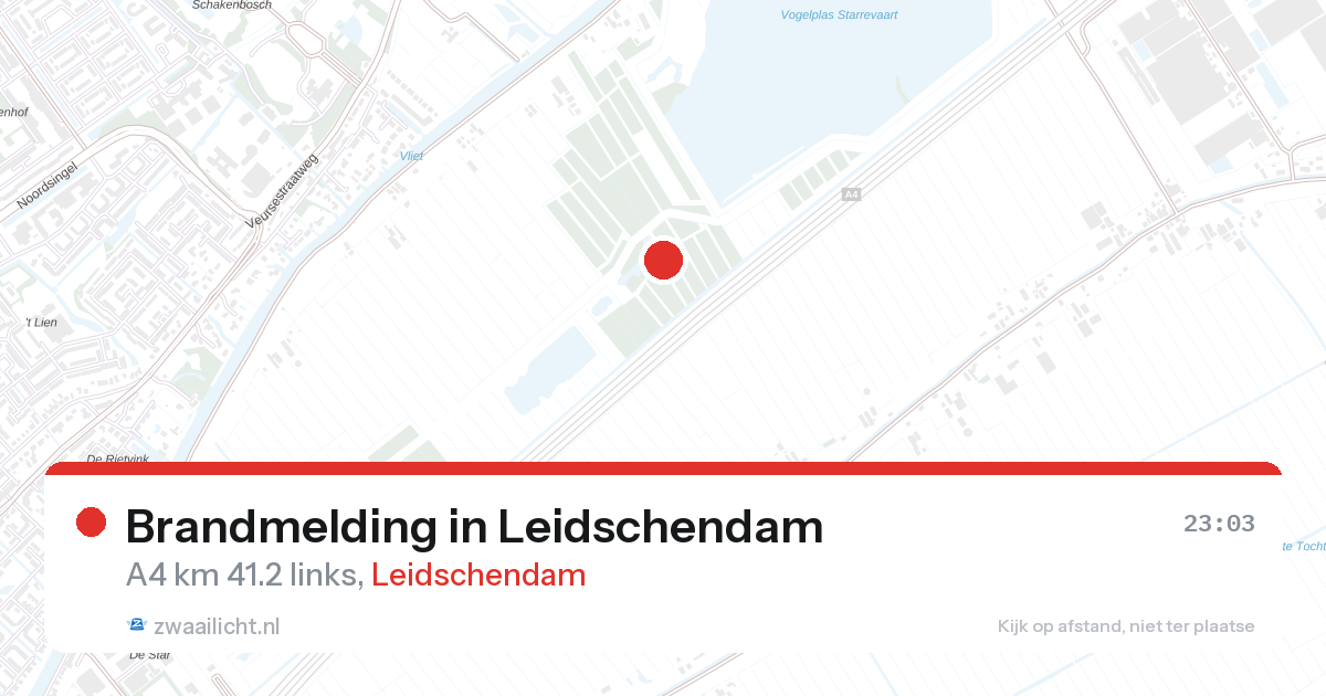 Brandmelding in Leidschendam — 27 aug 2026