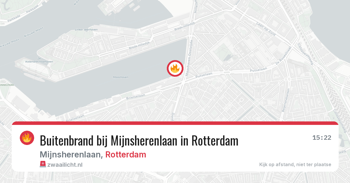 Buitenbrand bij Mijnsherenlaan in Rotterdam — 25 apr 2026