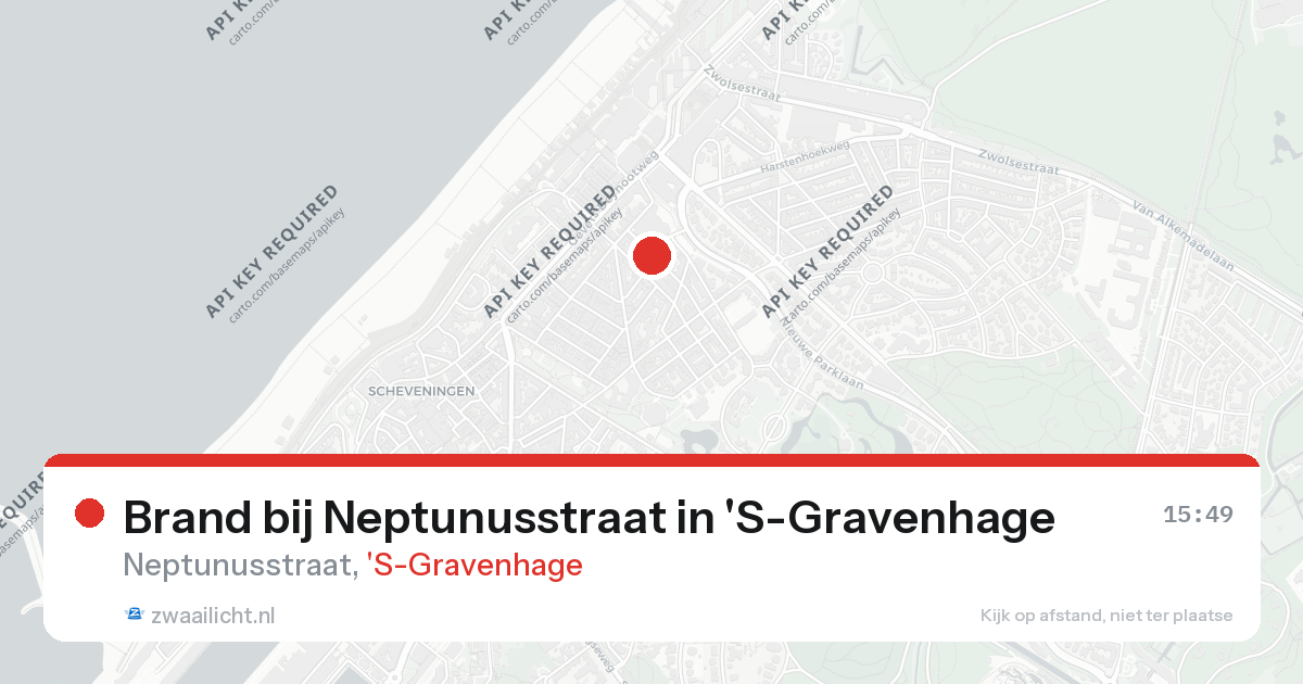 Brand bij Neptunusstraat in 'S-Gravenhage — 26 aug 2026