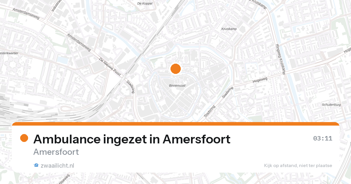Ambulance ingezet in Amersfoort — 7 feb 2026