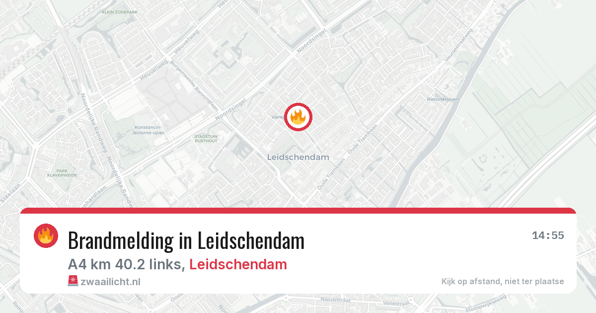 Brandmelding in Leidschendam — 4 aug 2026