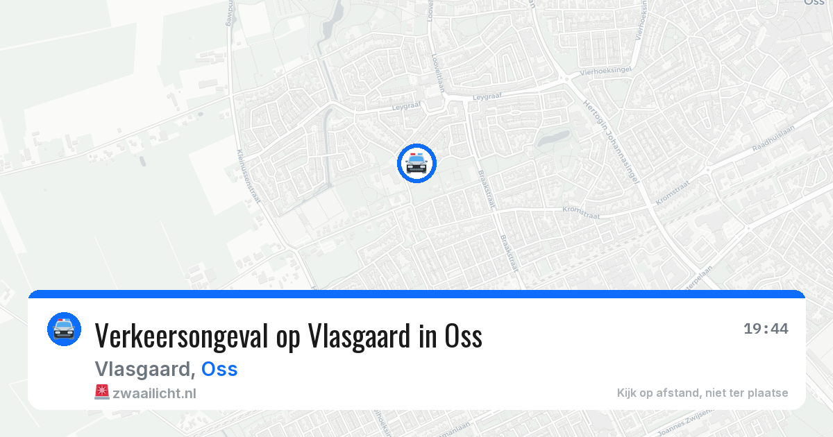 Verkeersongeval op Vlasgaard in Oss — 9 mei 2026
