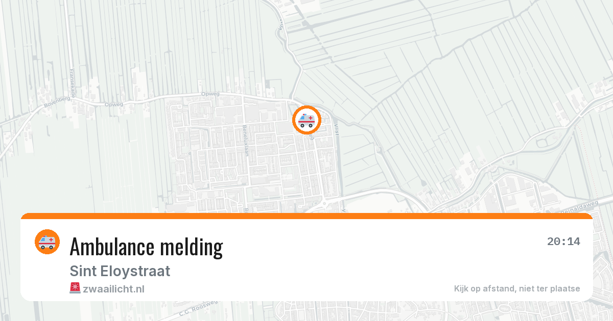 Ambulance melding — 3 jun 2026