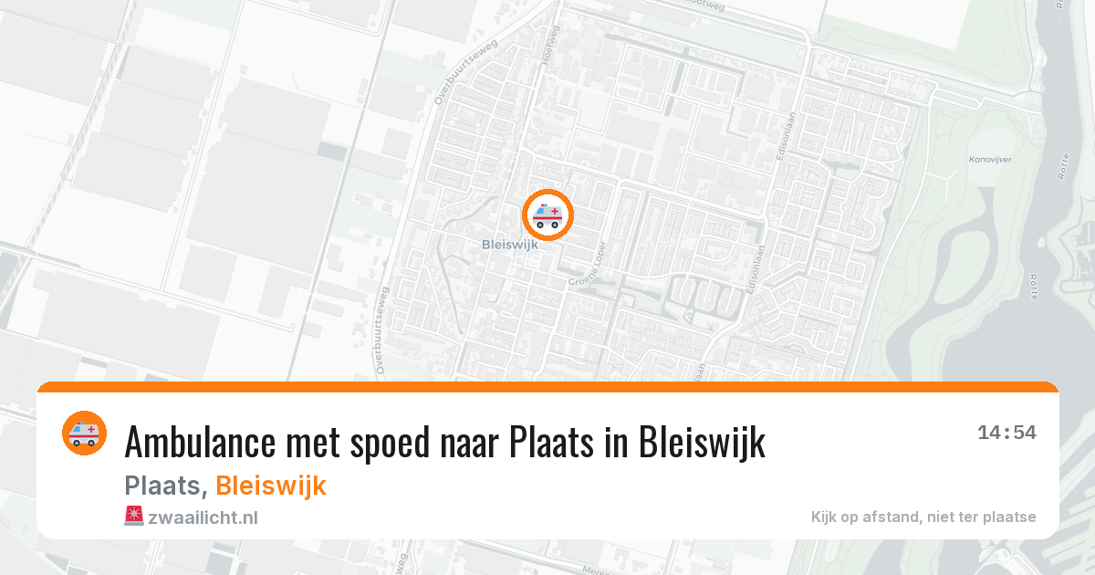 Ambulance met spoed naar Plaats in Bleiswijk — 5 jun 2026