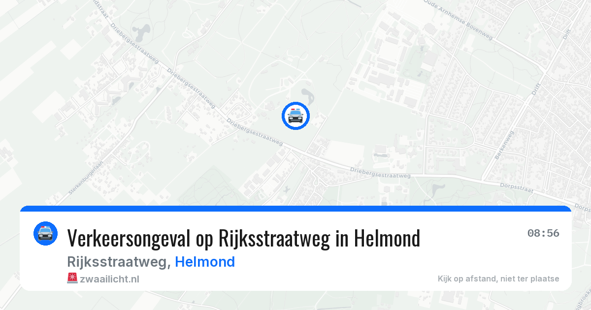 Verkeersongeval op Rijksstraatweg in Helmond — 10 apr 2026