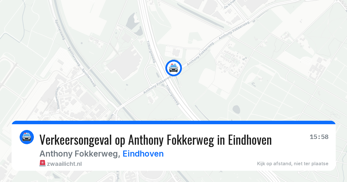 Verkeersongeval op Anthony Fokkerweg in Eindhoven — 29 mei 2026