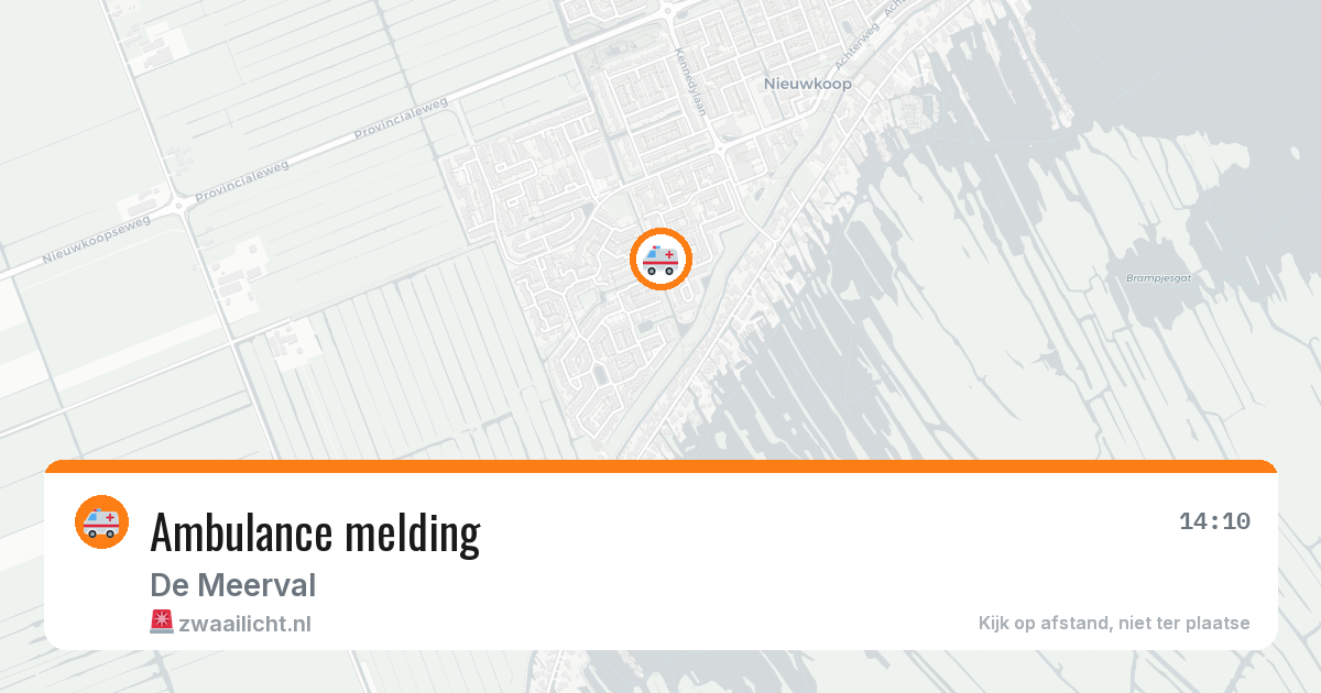 Ambulance melding — 30 jan 2026
