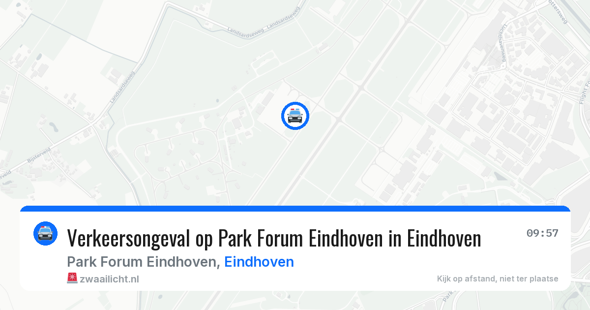 Verkeersongeval op Park Forum Eindhoven in Eindhoven — 24 jun 2026
