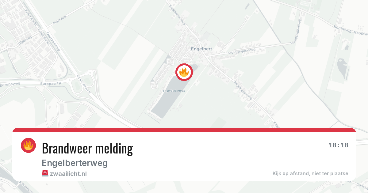 Brandweer melding — 5 apr 2026