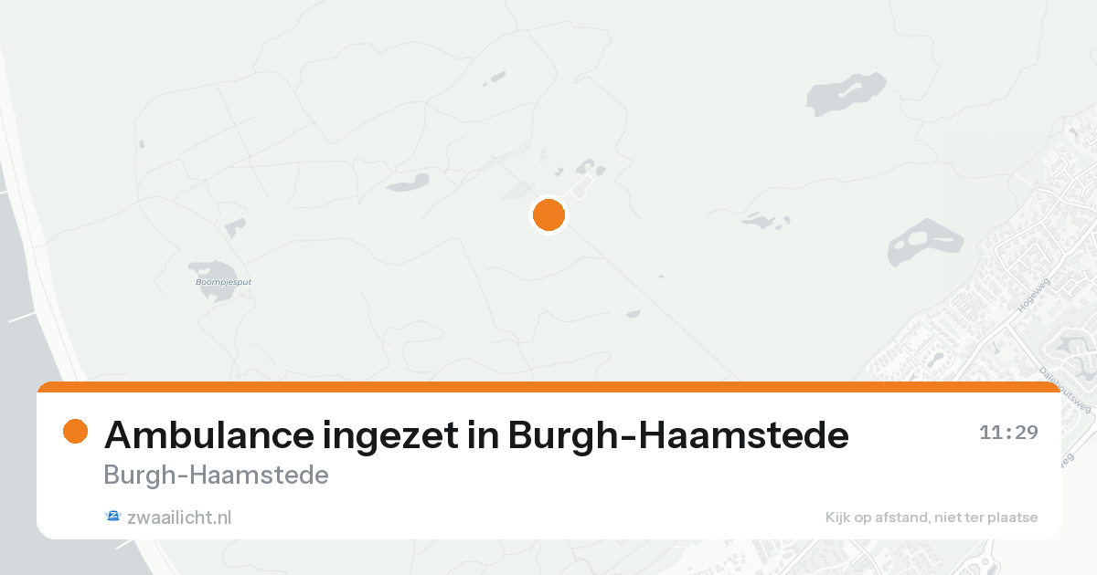 Ambulance ingezet in Burgh-Haamstede — 15 aug 2026