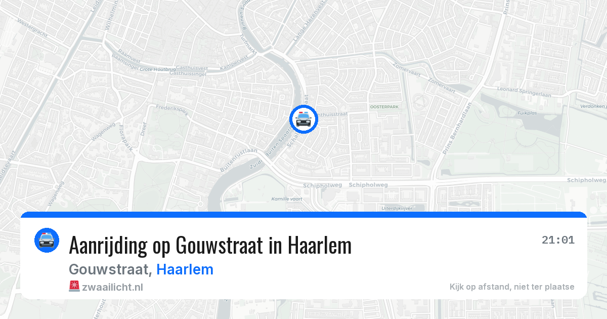 Aanrijding op Gouwstraat in Haarlem — 18 jun 2026