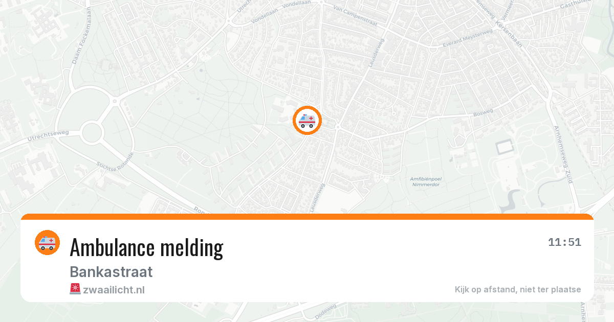 Ambulance melding — 8 apr 2026