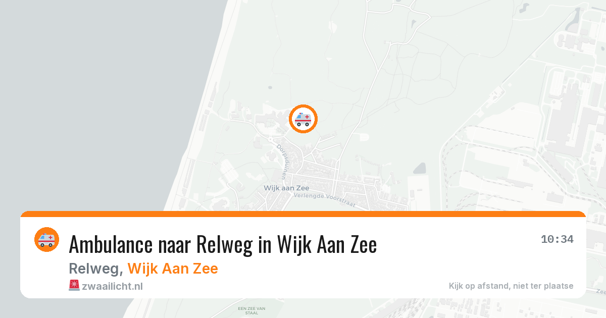 Ambulance naar Relweg in Wijk Aan Zee — 7 aug 2026