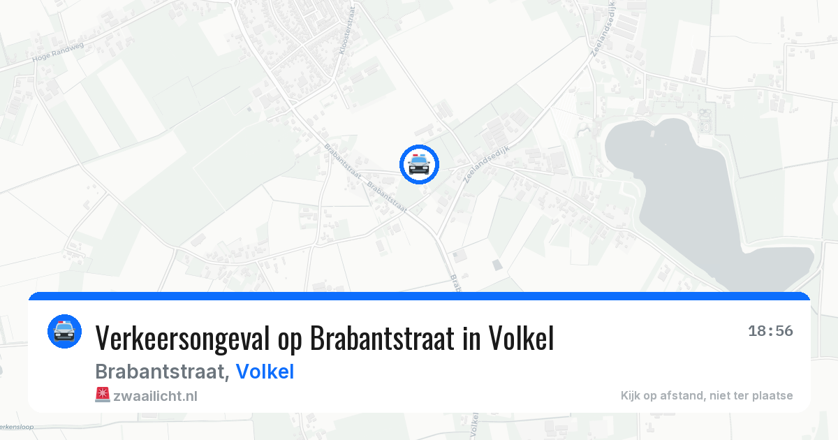 Verkeersongeval op Brabantstraat in Volkel — 4 jun 2026