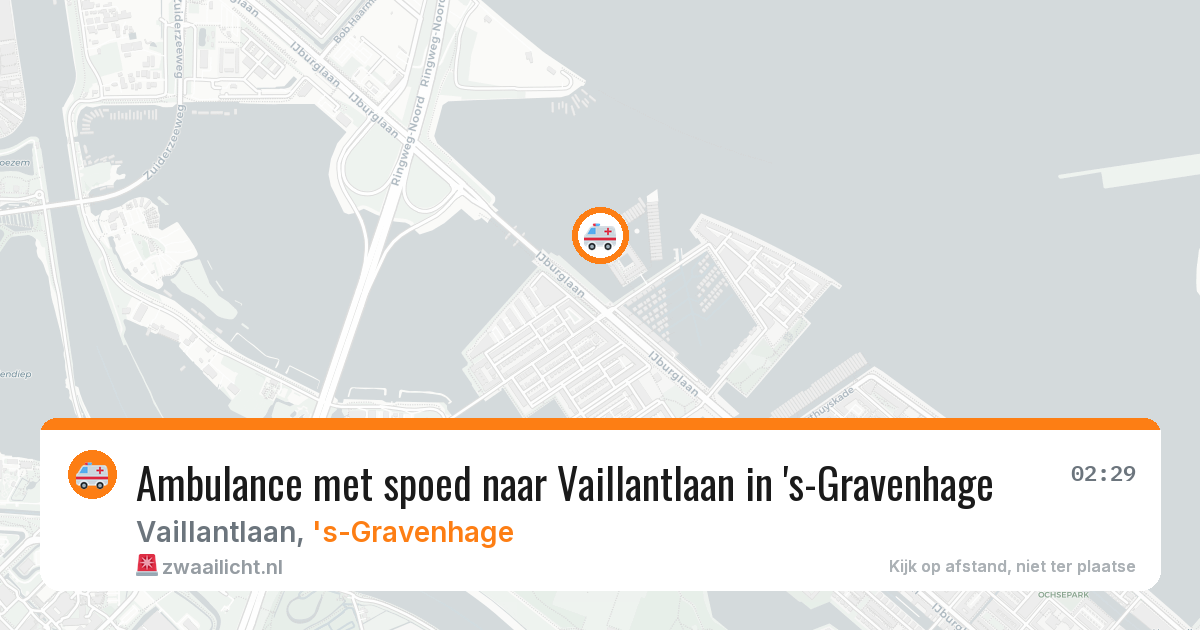 Ambulance met spoed naar Vaillantlaan in 's-Gravenhage — 28 mrt 2026
