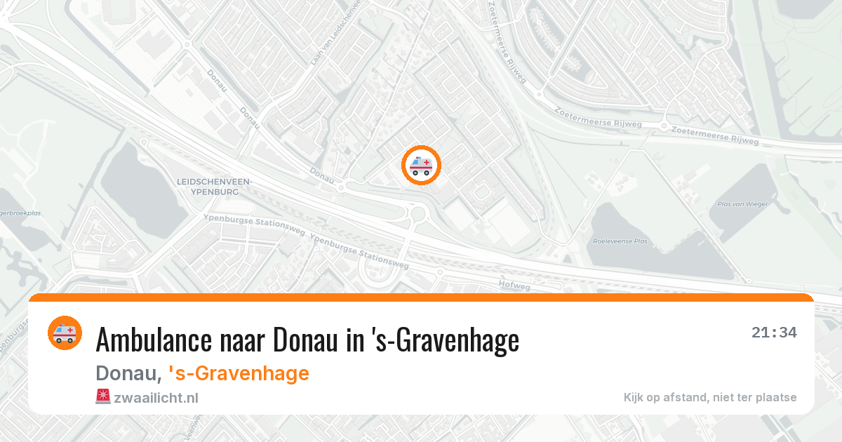 Ambulance naar Donau in 's-Gravenhage — 3 jul 2026