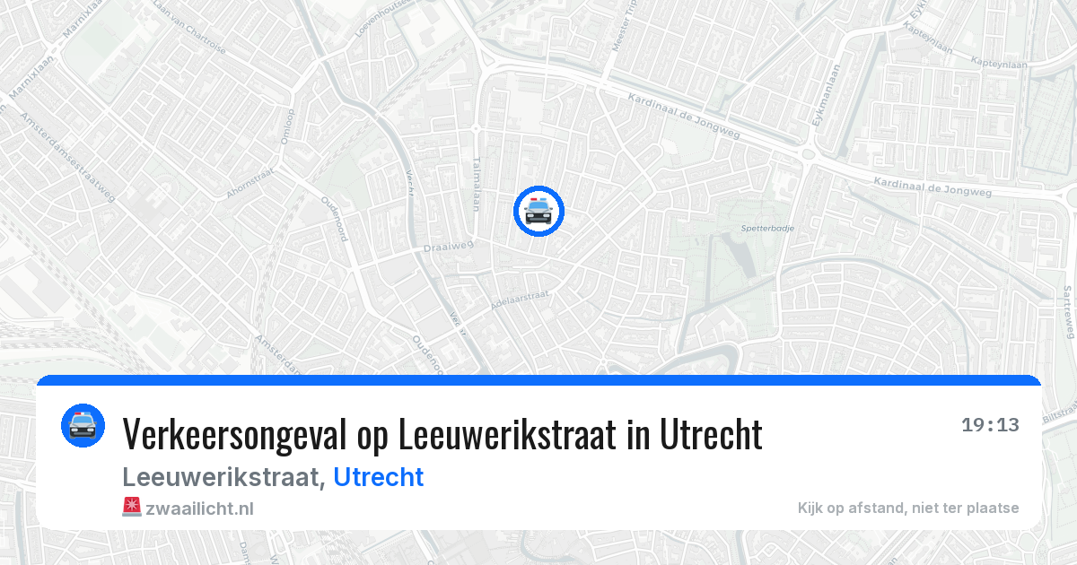 Verkeersongeval op Leeuwerikstraat in Utrecht — 11 jun 2026