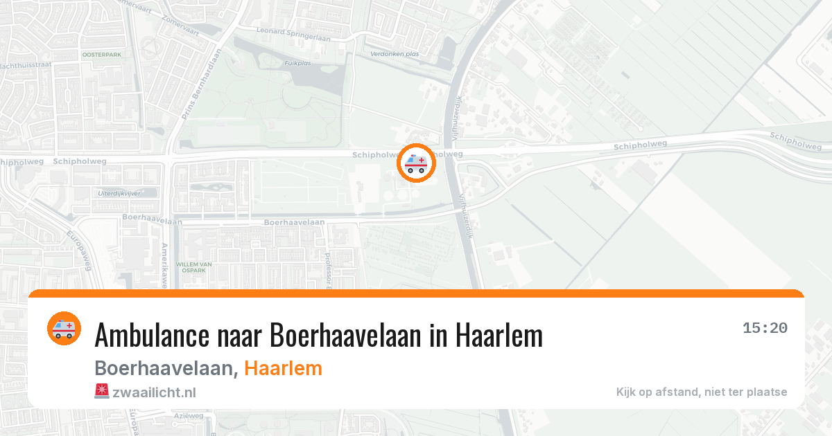 Ambulance naar Boerhaavelaan in Haarlem — 29 jan 2026