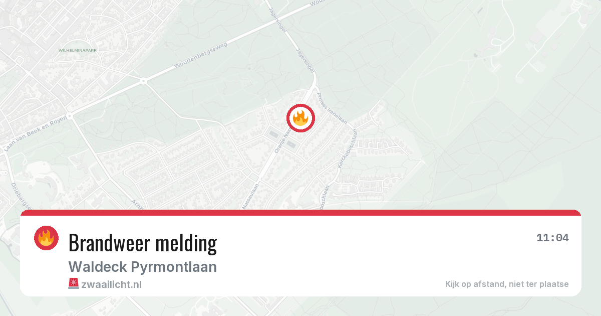 Brandweer melding — 19 mrt 2026