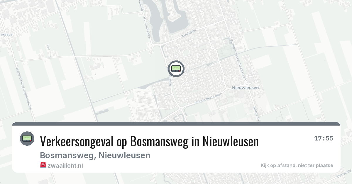 Verkeersongeval op Bosmansweg in Nieuwleusen — 5 mrt 2026