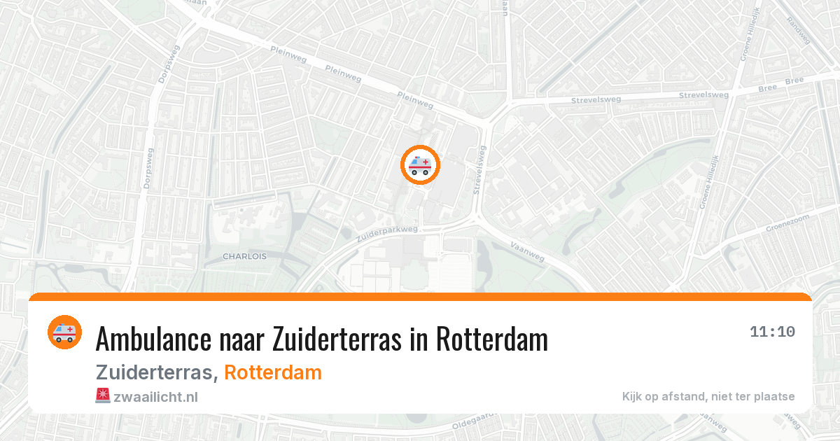 Ambulance naar Zuiderterras in Rotterdam — 15 jun 2026